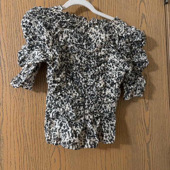 Sea New York - Gia Print Ruched Top NWT Sz 2 - Picture 5 of 8